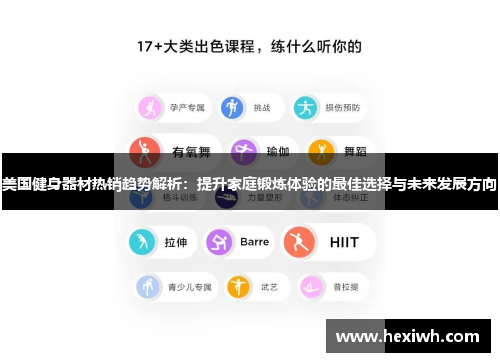 美国健身器材热销趋势解析：提升家庭锻炼体验的最佳选择与未来发展方向